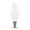 Feit Electric Feit Enhance Blunt Tip E12 (Candelabra) Filament LED Bulb Daylight 60 Watt Equivalence 2 pk BPCTF60950CAFL2 - alternate 2